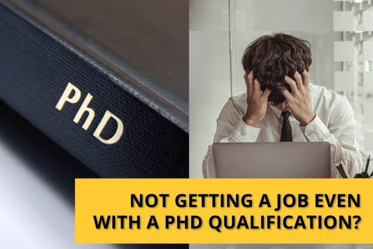 Not Getting a Job Even with a PhD Qualification